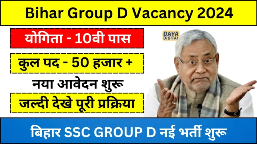 Bihar Group D Vacancy