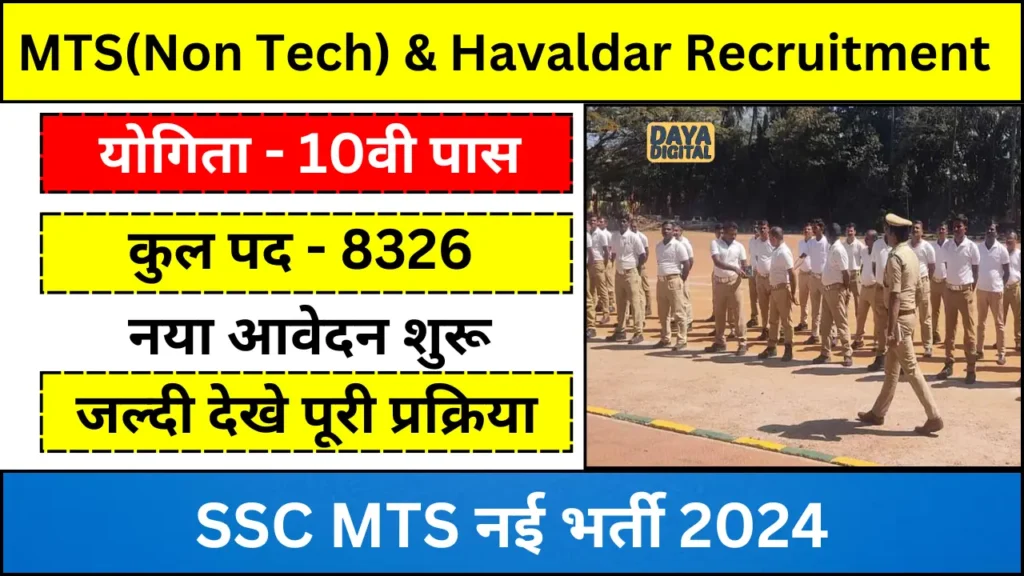 SSC MTS Recruitment 2024